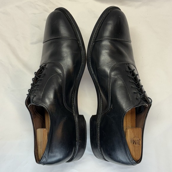 Allen Edmonds Park Avenue Cap-Toe Oxford Leather Dress Shoes Size 10.5 3E Black - Picture 5 of 16